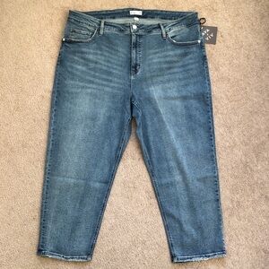 Ava & Viv straight ankle length jeans plus size 22W